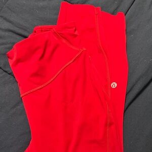 Lululemon Athletica Bold Scarlet Leggings